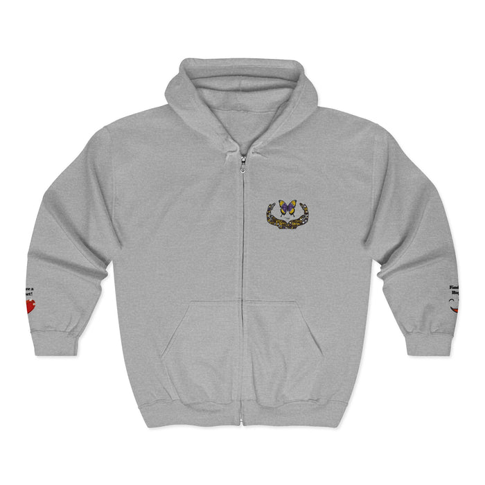 TCoU-Take Care of You, Full Zip Sweatshirt, Unisex Heavy Blend™ (cotton/polyester blend)