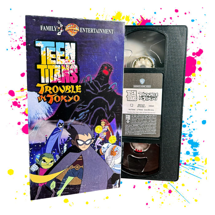 TEEN TITANS TROUBLE IN TOKYO VHS