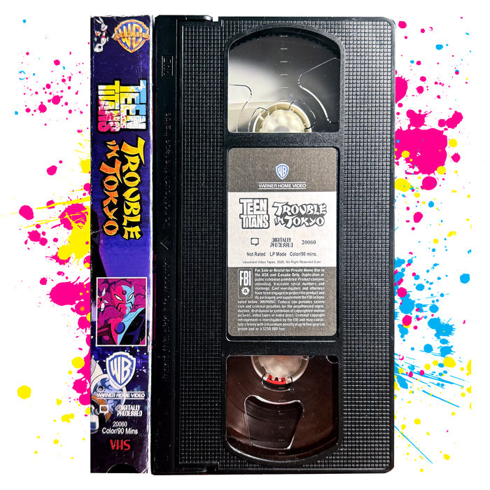 TEEN TITANS TROUBLE IN TOKYO VHS