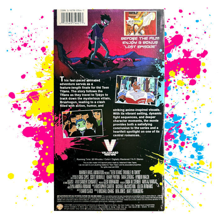 TEEN TITANS TROUBLE IN TOKYO VHS