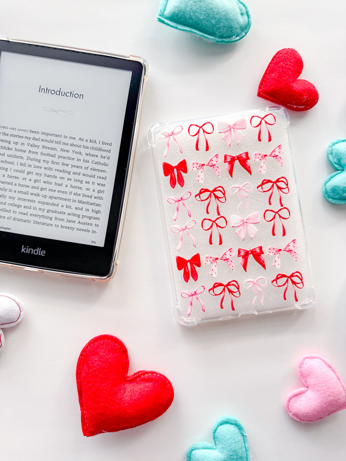 Textured Bows Kindle Paperwhite Case – Coquette E-Reader Cover