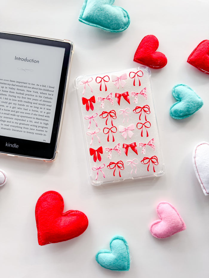 Textured Bows Kindle Paperwhite Case – Coquette E-Reader Cover