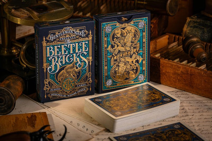 The Beetle Backs Cobalt Edition Playing Cards