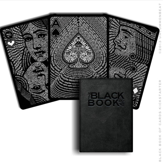 The Black Book Playing Cards Playing Cards by Uncommon Beat