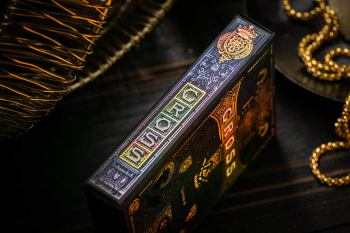 The Cross Playing Cards - Golden Grace Foiled Edition Playing Cards by Riffle Shuffle Playing Card Company