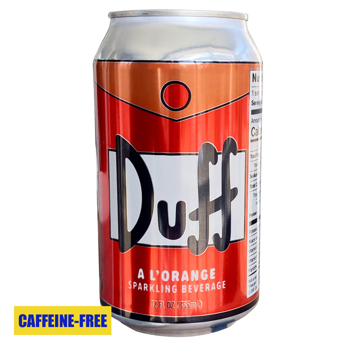 The Simpsons - Duff A L’Orange Carbonated Orange Drink