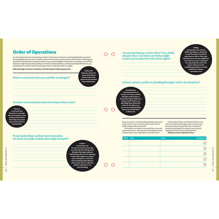 The Ultimate Renovation Planner and Organizer