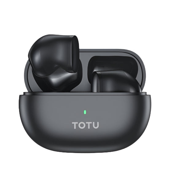 TOTU TWS Wireless & Bluetooth Earphone, Black