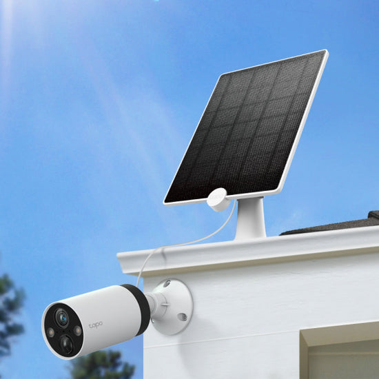 Tp-Link Tapo A200 Camera Solar Panel, Non-Stop Solar Power Up To 4.5W Charging, White
