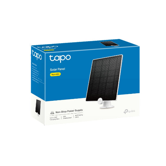 Tp-Link Tapo A200 Camera Solar Panel, Non-Stop Solar Power Up To 4.5W Charging, White