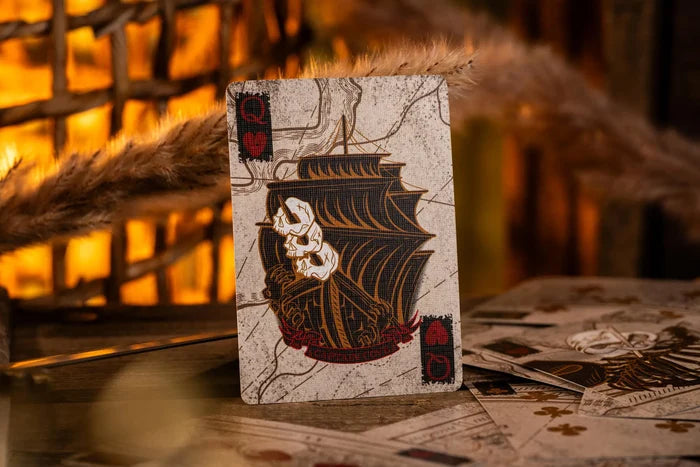Trial of Black beard Obsidian Playing Cards by room one