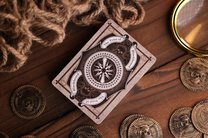 Trial of Black beard Obsidian Playing Cards by room one