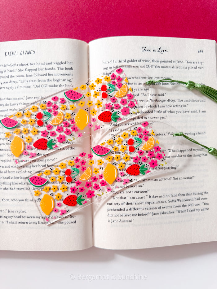 Tutti Frutti Sunshine Kindle Case and/or Bookmark [Combined Listing]
