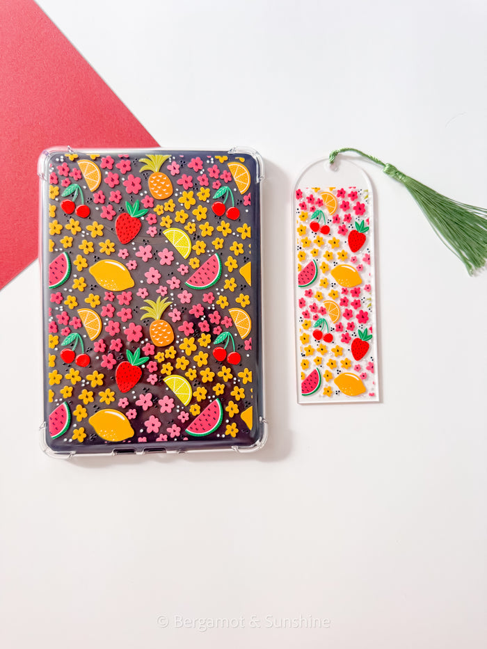 Tutti Frutti Sunshine Kindle Case and/or Bookmark [Combined Listing]