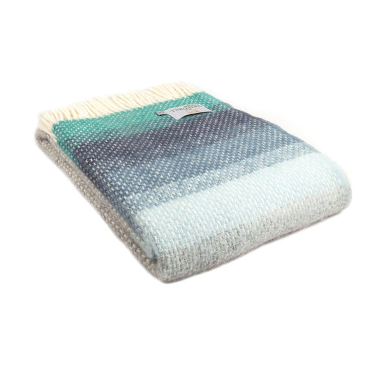 Tweedmill Ombre Throw - Seaside
