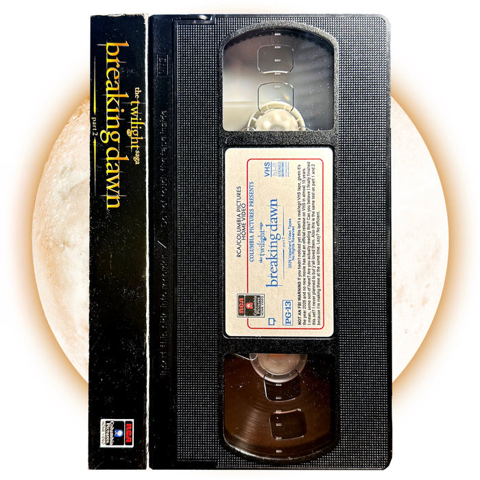 TWILIGHT BREAKING DAWN PART 2 VHS
