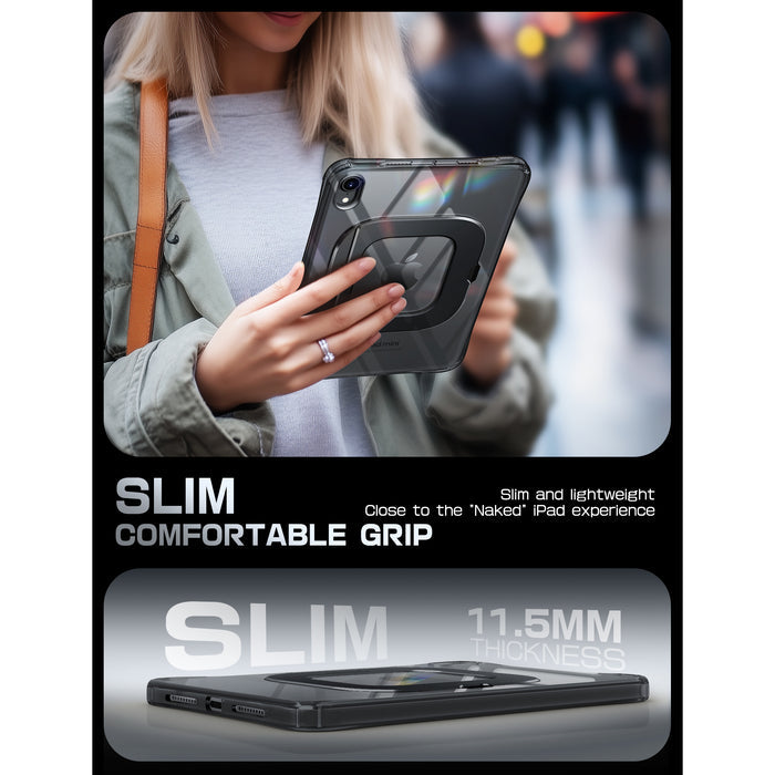 UB Prism Slim Clear iPad Case for iPad Mini 6/7 (8.3") (open box)- Black