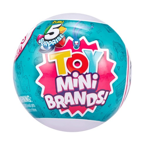 U.C.C. Distributing 5 Surprise - Toy Mini Brands 1pc Capsule Collectible