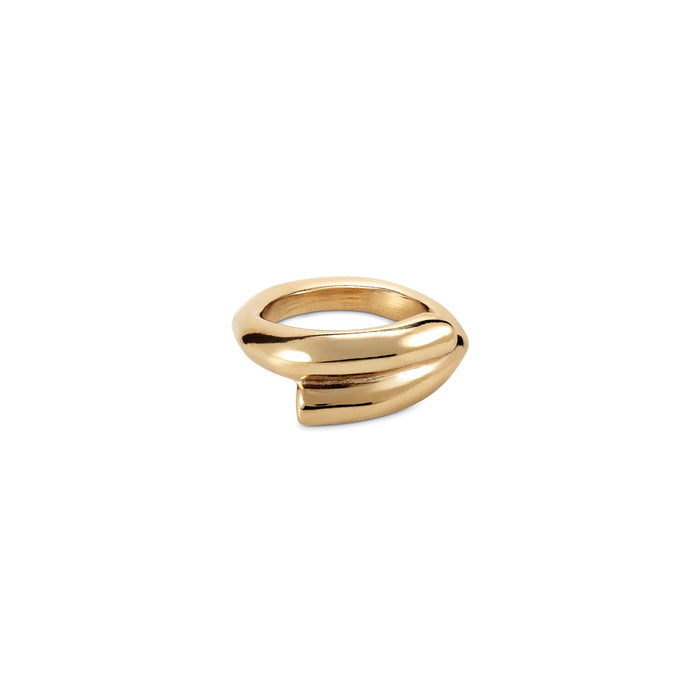 UNOde50 Crossed Legs Ring - Gold