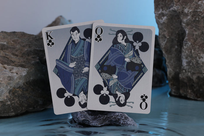 Urashima Tarou Playing Cards Blue Oragami Edition
