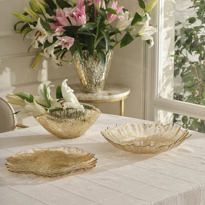 Vase Karaca Home Jolie Or 23X13,5X23 cm