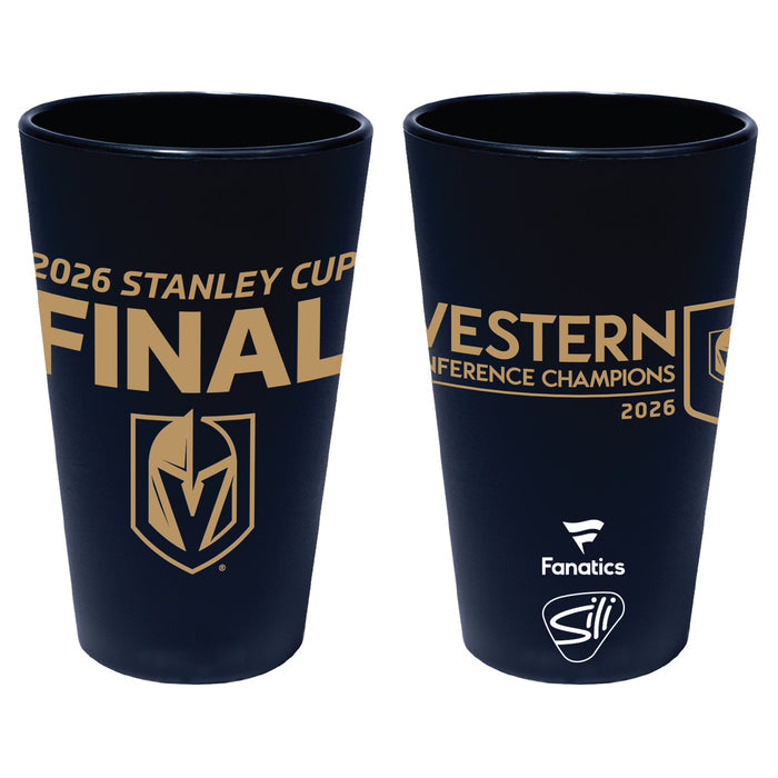 Vegas Golden Knights 2026 Stanley Cup Final Silicone Pint Glass