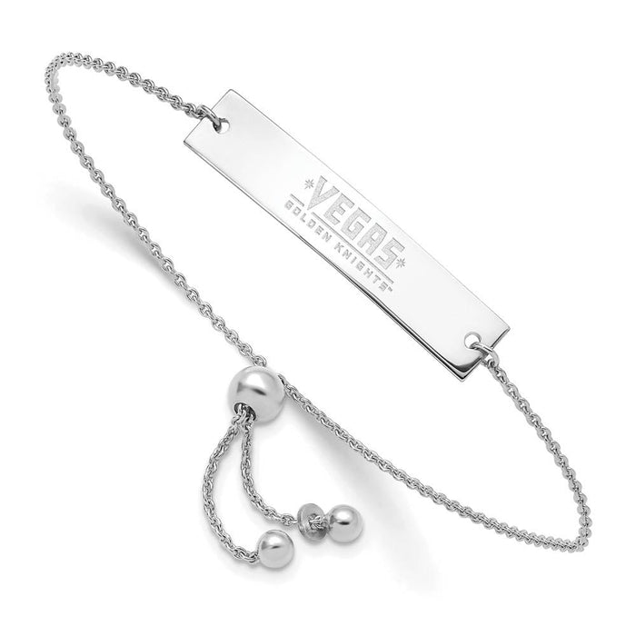 Vegas Golden Knights Bar Adjustable Bracelet - Vegas Team Store