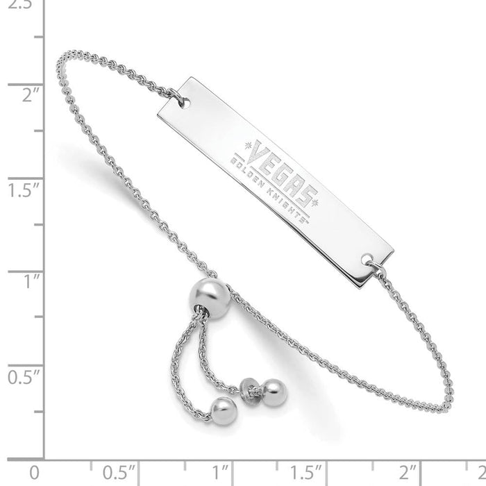 Vegas Golden Knights Bar Adjustable Bracelet - Vegas Team Store