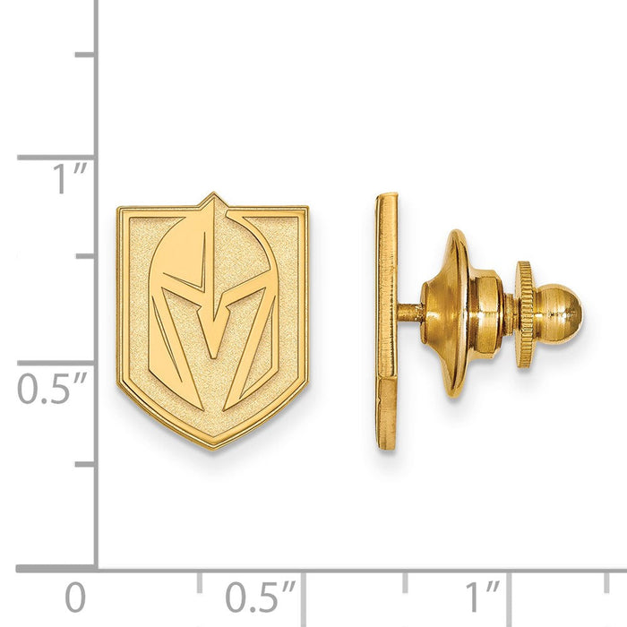 Vegas Golden Knights SS 14k Yellow Gold Plated Lapel/Tie Pin - Vegas Team Store