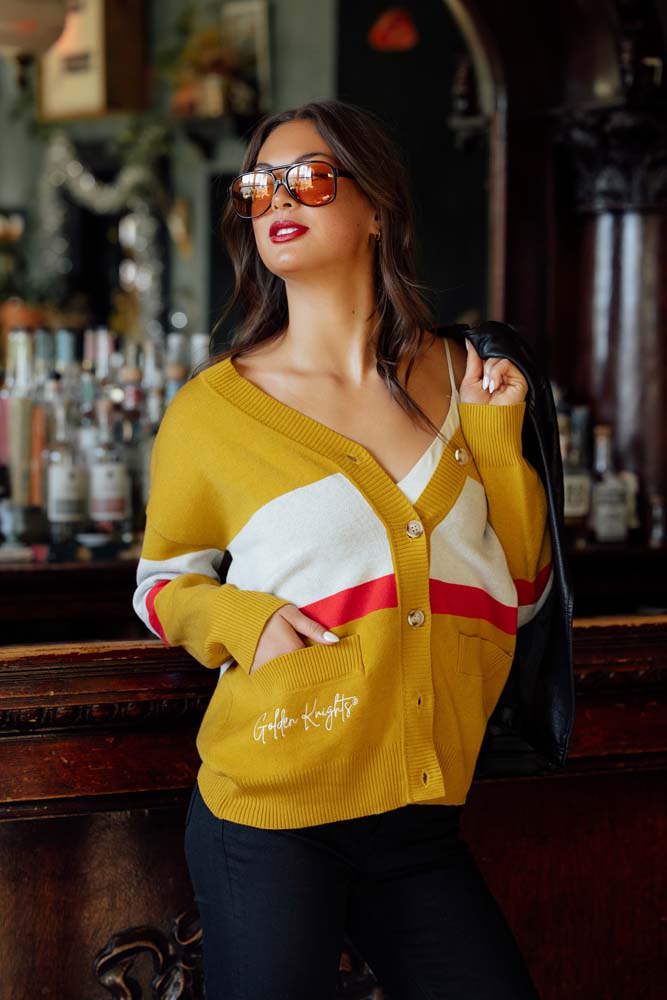 Vegas Golden Knights Vinti Cardigan - Vegas Team Store