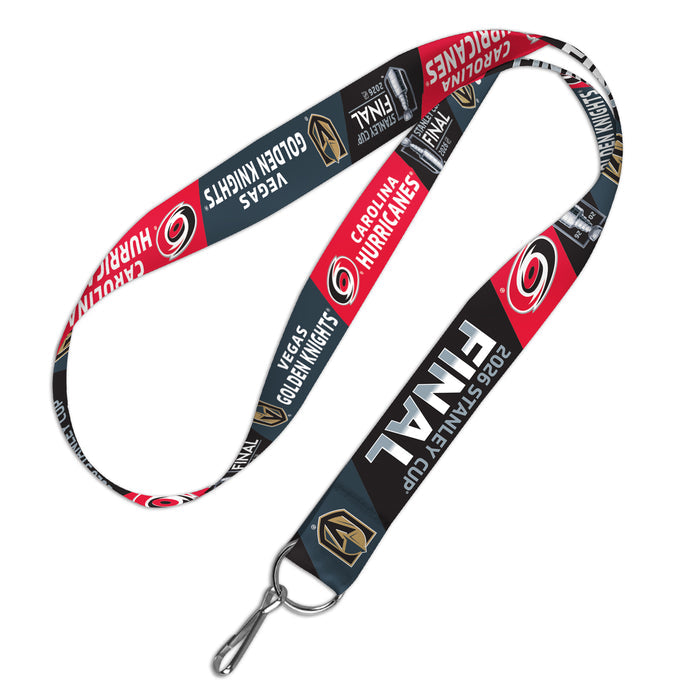 Vegas Golden Knights vs. Carolina Hurricanes 2026 Stanley Cup Final Match-Up Lanyard
