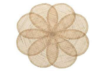 Walton & Co Flower Placemat - Natural