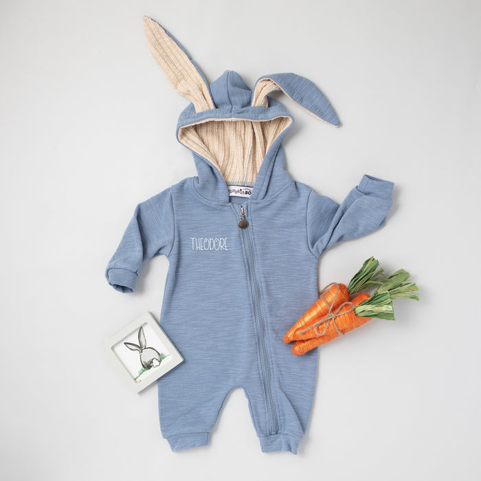 0-6 M / Blue / Print