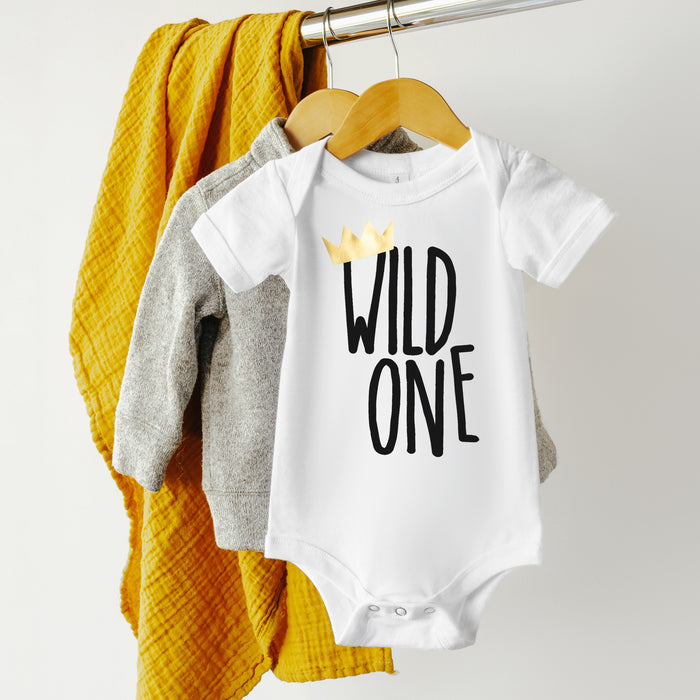 Wild One First Birthday Bodysuit