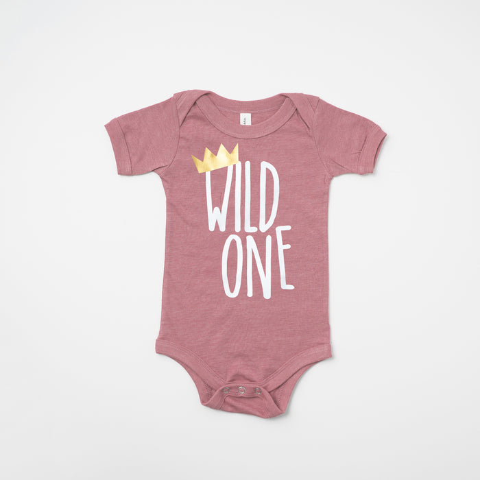 Wild One First Birthday Bodysuit