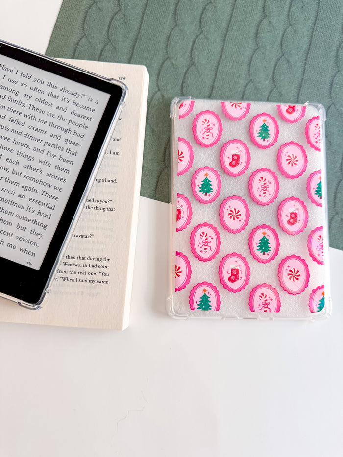 Winter Coquette Holographic Kindle Case