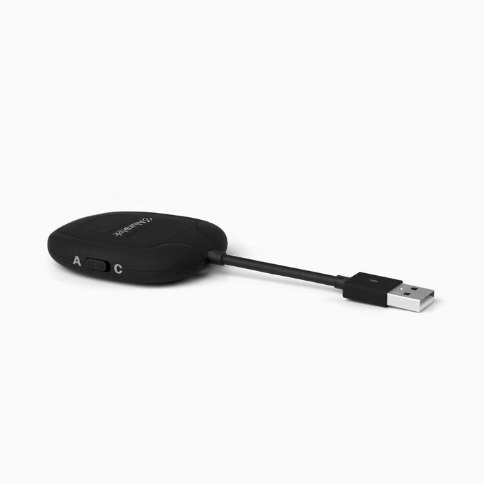 Aluratek Wireless Adapter for Apple CarPlay Android Auto Angle