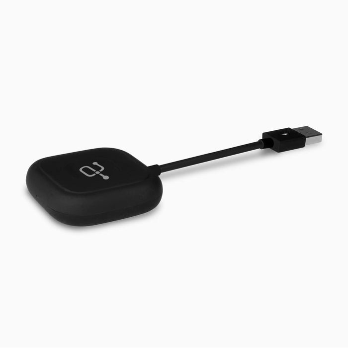 Aluratek Wireless Adapter for Apple CarPlay Black Hero