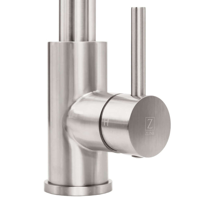 ZLINE Palisades Pull Down Single Handle Kitchen Faucet in Brushed Nickel (RBCN1-KF-BN)