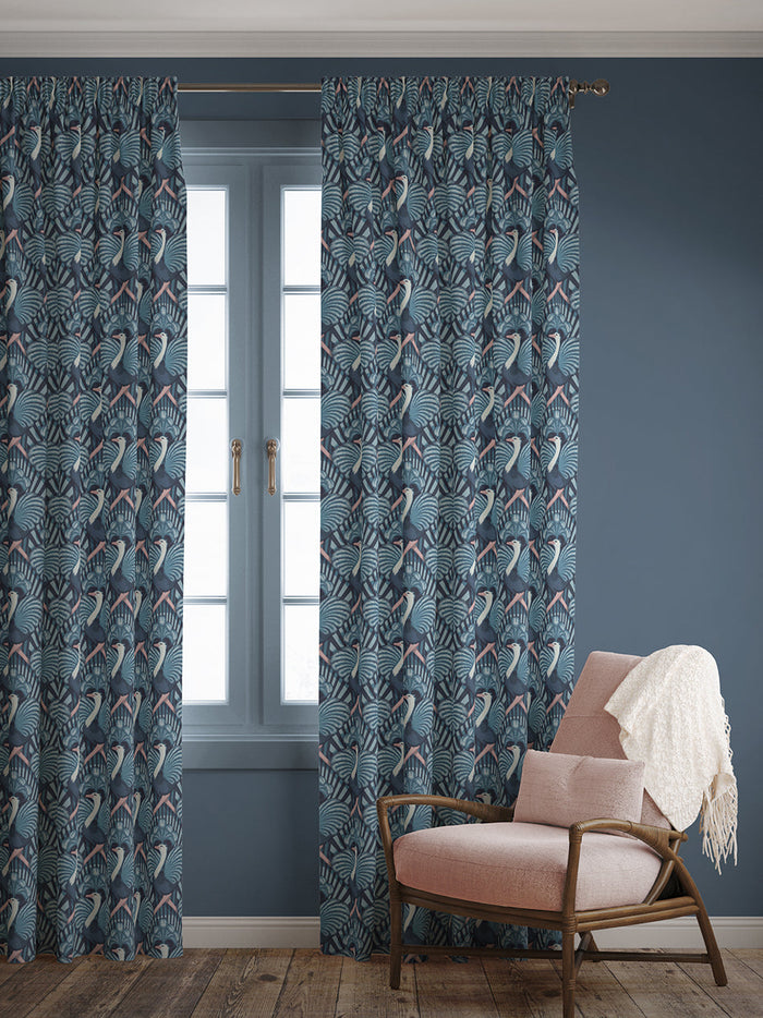Zsa Zsa 'Blue' Linen Sample