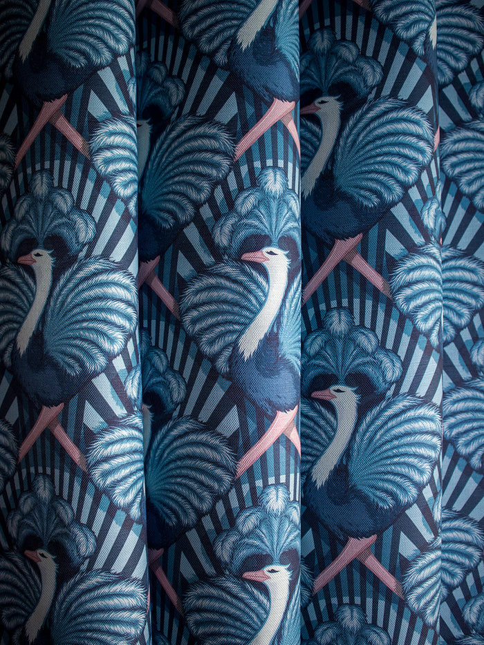 Zsa Zsa 'Blue' Linen Sample