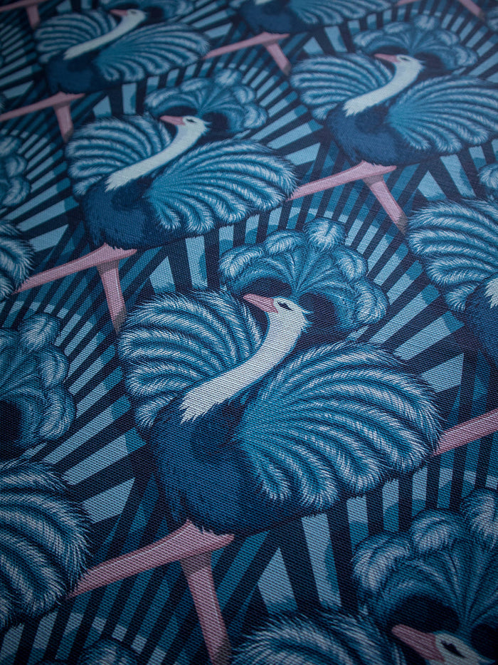 Zsa Zsa 'Blue' Linen Sample