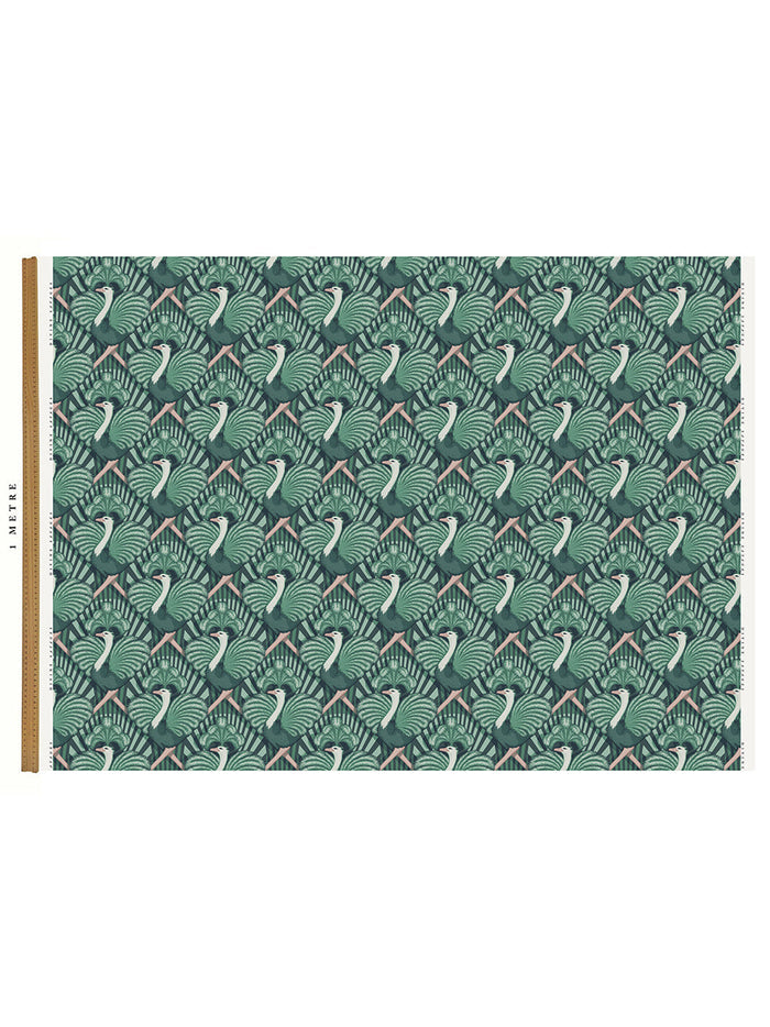Zsa Zsa 'Bottle Green' Linen Sample
